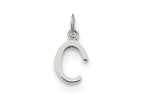 FJC Finejewelers Sterling Silver Initial C Pendant Necklace - Chain Included