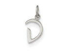 FJC Finejewelers Sterling Silver Initial D Pendant Necklace - Chain Included