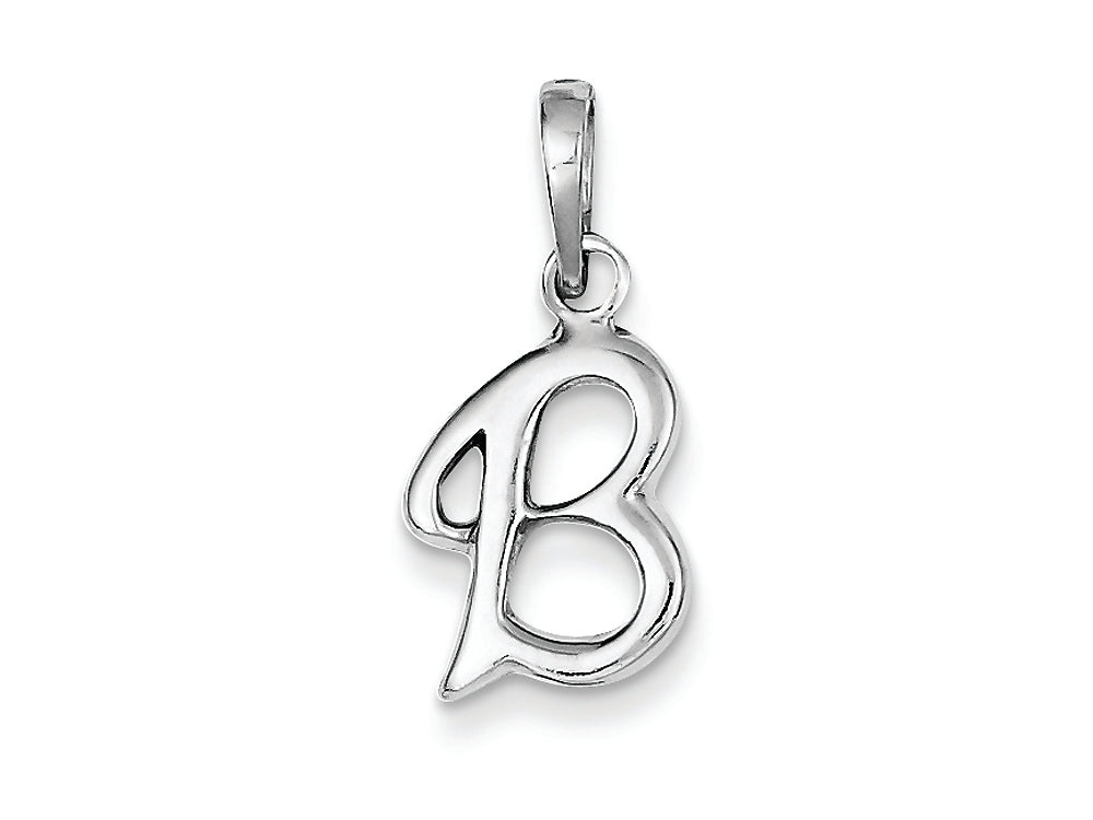 FJC Finejewelers Sterling Silver Initial B Pendant Necklace - Chain Included