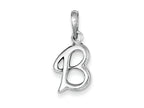 FJC Finejewelers Sterling Silver Initial B Pendant Necklace - Chain Included