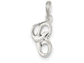 FJC Finejewelers Sterling Silver Initial C Pendant Necklace - Chain Included