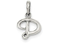 FJC Finejewelers Sterling Silver Initial D Pendant Necklace - Chain Included