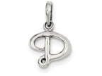 FJC Finejewelers Sterling Silver Initial D Pendant Necklace - Chain Included