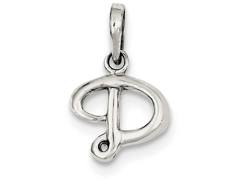 FJC Finejewelers Sterling Silver Initial D Pendant Necklace - Chain Included