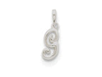 FJC Finejewelers Sterling Silver Initial G Pendant Necklace - Chain Included