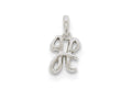 FJC Finejewelers Sterling Silver Initial H Pendant Necklace - Chain Included