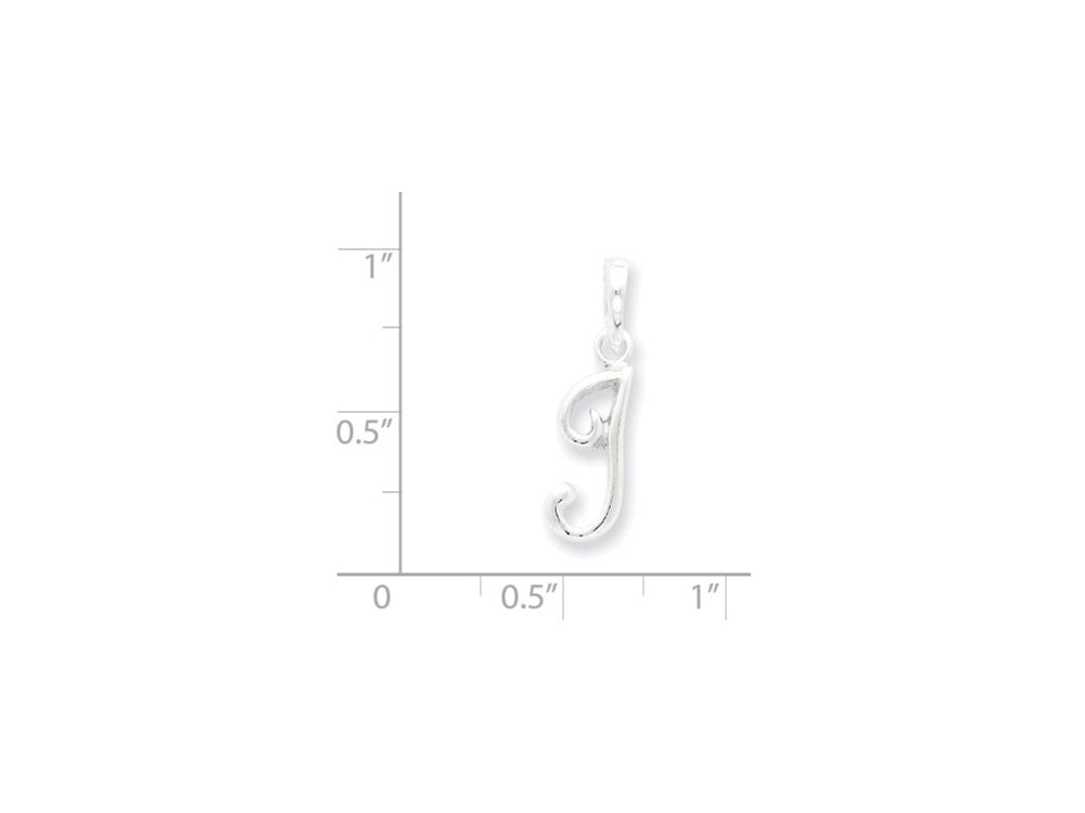 FJC Finejewelers Sterling Silver Initial I Pendant Necklace - Chain Included