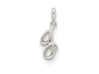 FJC Finejewelers Sterling Silver Initial J Pendant Necklace - Chain Included