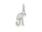 FJC Finejewelers Sterling Silver Initial K Pendant Necklace - Chain Included