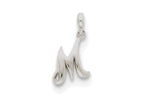 FJC Finejewelers Sterling Silver Initial M Pendant Necklace - Chain Included