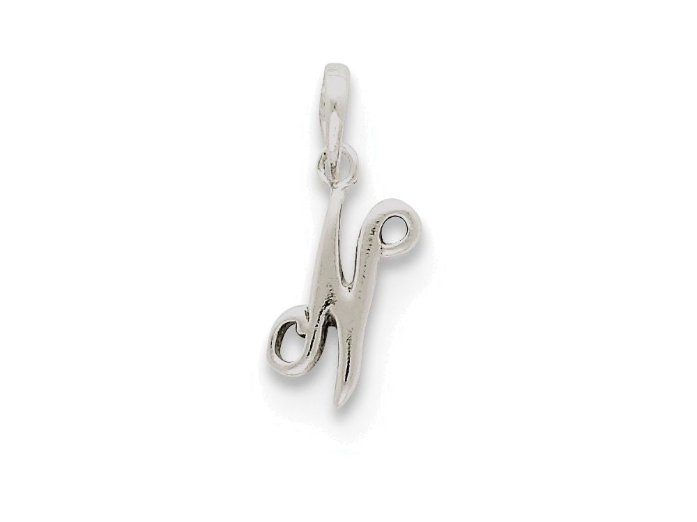 FJC Finejewelers Sterling Silver Initial N Pendant Necklace - Chain Included