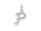 FJC Finejewelers Sterling Silver Initial P Pendant Necklace - Chain Included