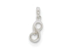 FJC Finejewelers Sterling Silver Initial S Pendant Necklace - Chain Included