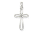 FJC Finejewelers Sterling Silver Polished Cross Pendant Necklace - Chain Included