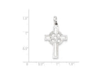 FJC Finejewelers Sterling Silver Polished Cross Pendant Necklace - Chain Included