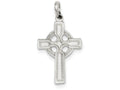 FJC Finejewelers Sterling Silver Polished Cross Pendant Necklace - Chain Included