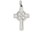 FJC Finejewelers Sterling Silver Polished Cross Pendant Necklace - Chain Included