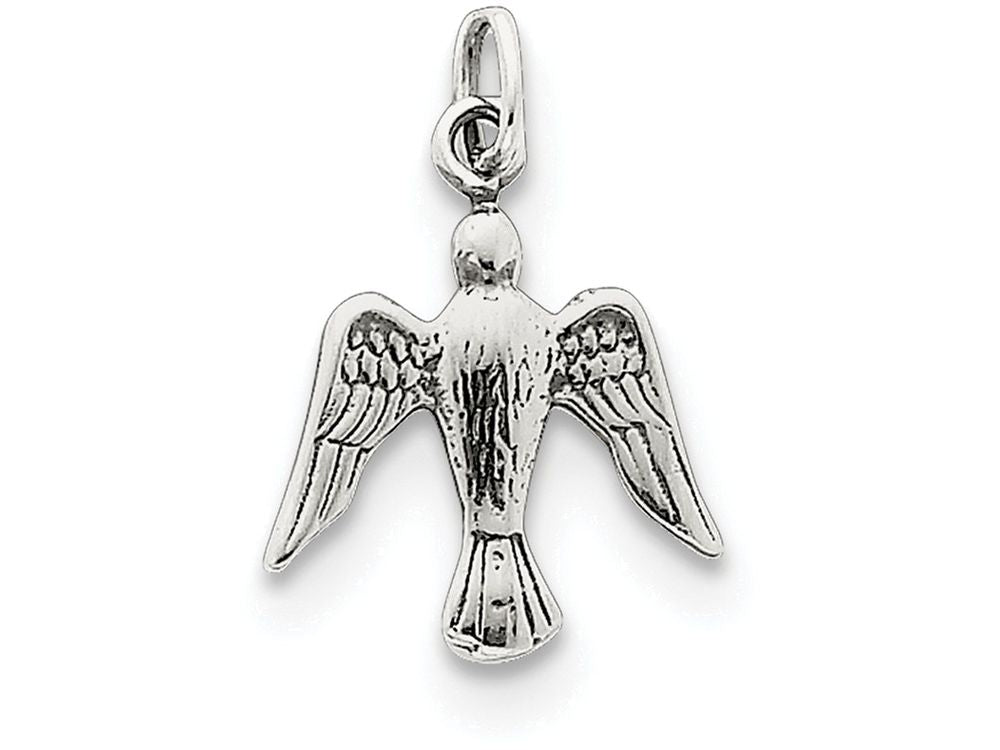 FJC Finejewelers Sterling Silver Antiqued Dove Charm