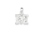 FJC Finejewelers Sterling Silver Cubic Zirconia Initial M Pendant Necklace - Chain Included