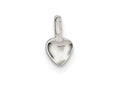 FJC Finejewelers Sterling Silver Puffed Heart Charm