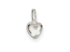 FJC Finejewelers Sterling Silver Puffed Heart Charm