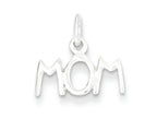 FJC Finejewelers Sterling Silver Polished Mom Charm