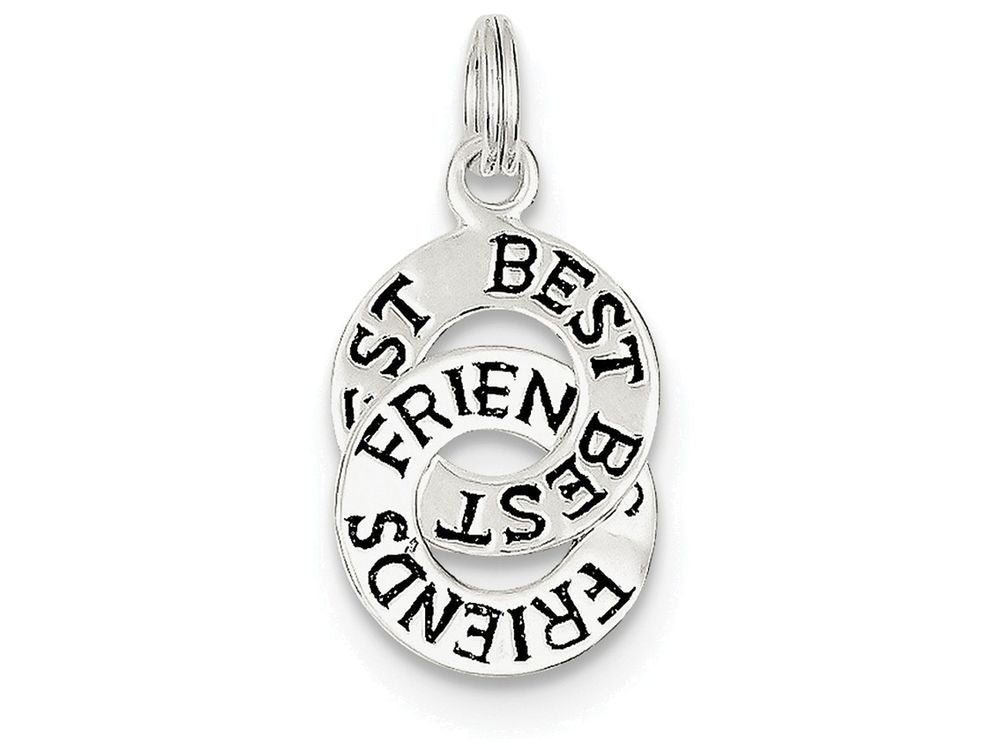 FJC Finejewelers Sterling Silver Best Friends Charm