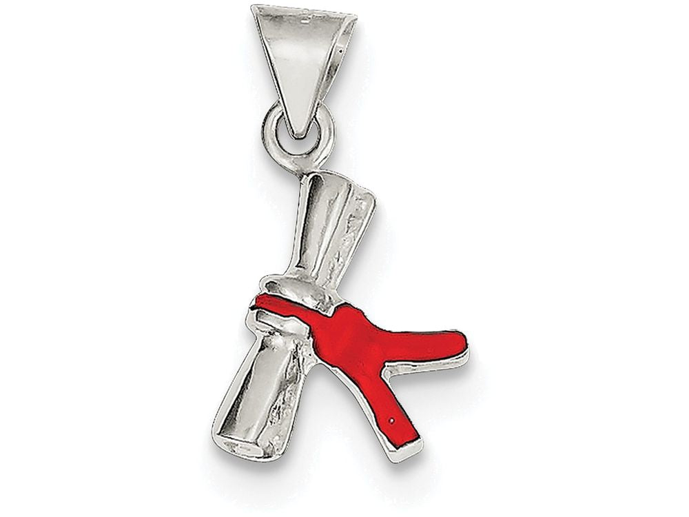 FJC Finejewelers Sterling Silver Enameled Diploma Charm