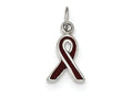 FJC Finejewelers Sterling Silver Brown Enameled Awareness Charm