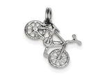 FJC Finejewelers Sterling Silver Polished Bicycle Charm
