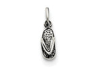 FJC Finejewelers Sterling Silver Antiqued Flip Flop Charm