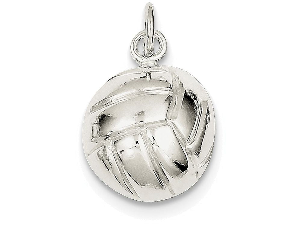 FJC Finejewelers Sterling Silver Volleyball Charm