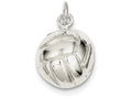 FJC Finejewelers Sterling Silver Volleyball Charm
