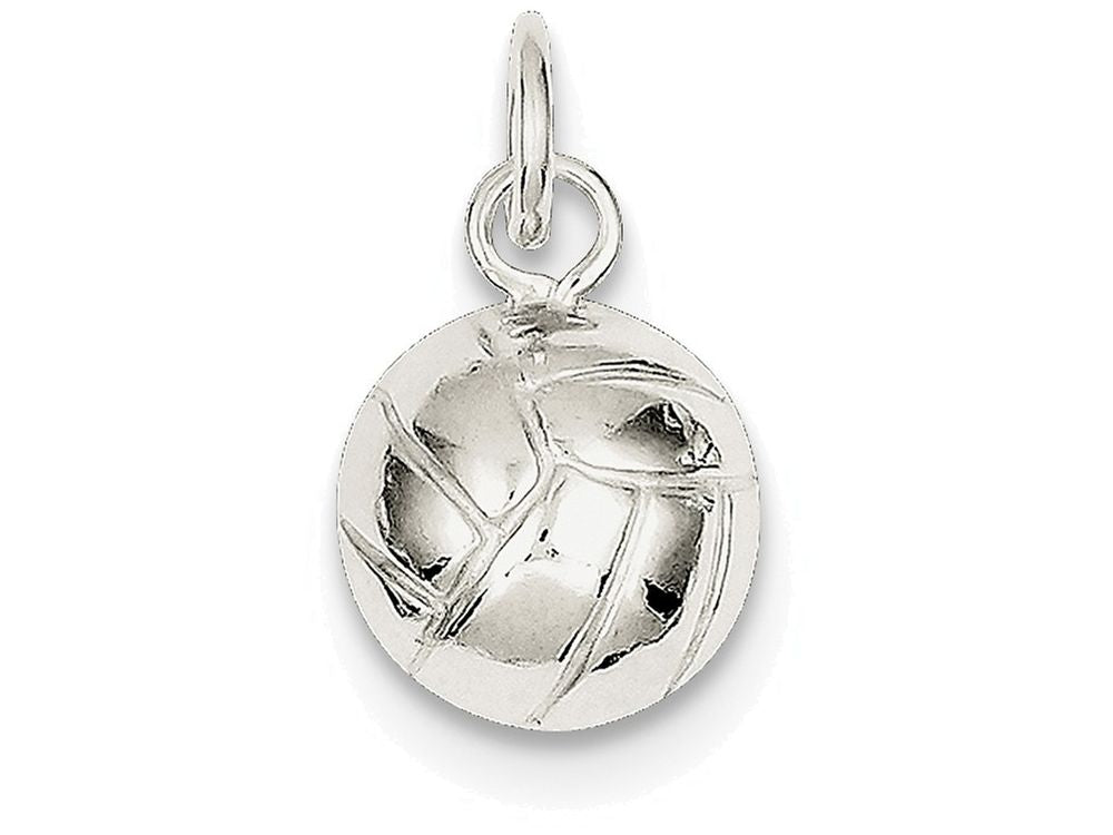 FJC Finejewelers Sterling Silver Volleyball Charm