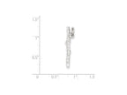 FJC Finejewelers Sterling Silver Polished Flute Charm