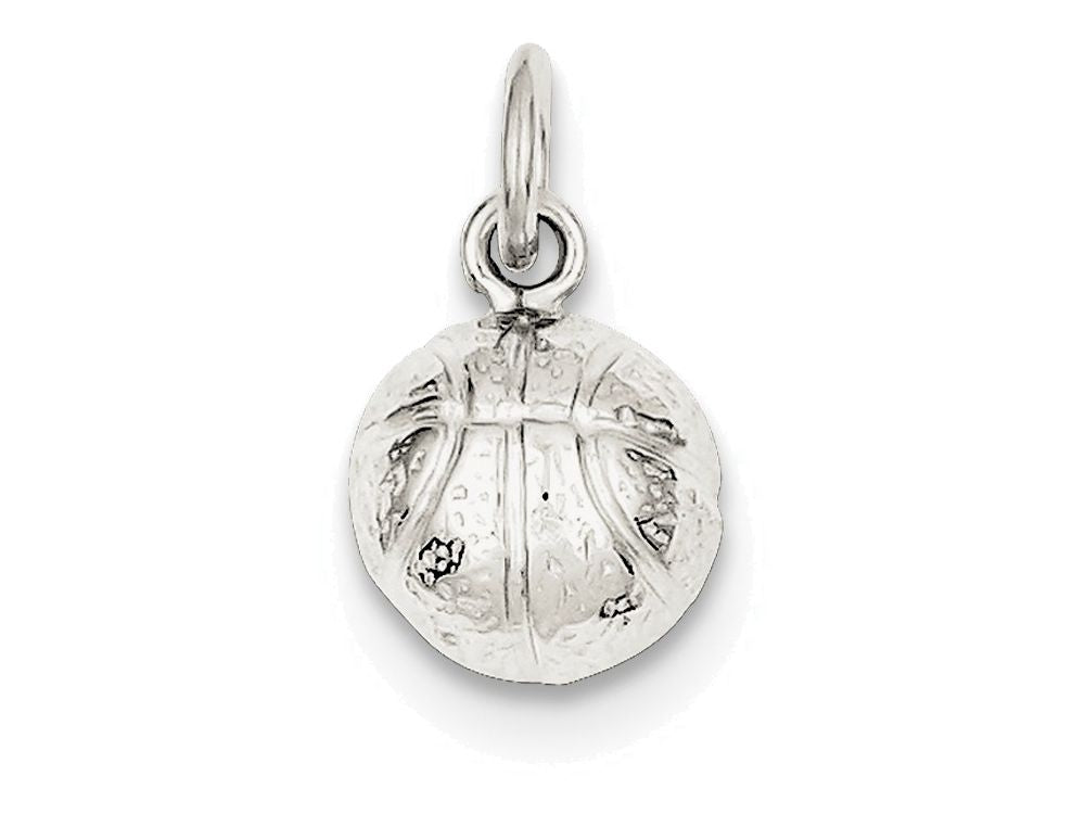 FJC Finejewelers Sterling Silver Basketball Charm
