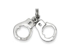 FJC Finejewelers Sterling Silver Polished Movable Handcuffs Charm