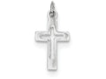 FJC Finejewelers Sterling Silver Cross Pendant Necklace - Chain Included
