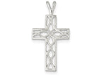 FJC Finejewelers Sterling Silver Polished Cross Pendant Necklace - Chain Included