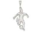 FJC Finejewelers Sterling Silver Soccer Player Charm