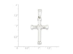 FJC Finejewelers Sterling Silver Polished Cross Pendant Necklace - Chain Included