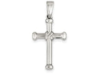 FJC Finejewelers Sterling Silver Polished Cross Pendant Necklace - Chain Included