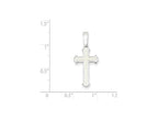 FJC Finejewelers Sterling Silver Polished Cross Pendant Necklace - Chain Included