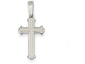 FJC Finejewelers Sterling Silver Polished Cross Pendant Necklace - Chain Included