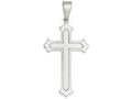 FJC Finejewelers Sterling Silver Polished Cross Pendant Necklace - Chain Included