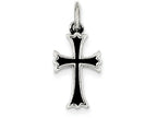 FJC Finejewelers Sterling Silver Antiqued Cross Pendant Necklace - Chain Included