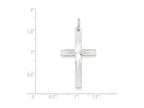 FJC Finejewelers Sterling Silver Cross Pendant Necklace - Chain Included