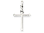 FJC Finejewelers Sterling Silver Polished Inri Cross Pendant Necklace - Chain Included
