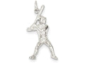 FJC Finejewelers Sterling Silver Baseball Batter Charm
