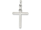 FJC Finejewelers Sterling Silver Polished Inri Cross Pendant Necklace - Chain Included